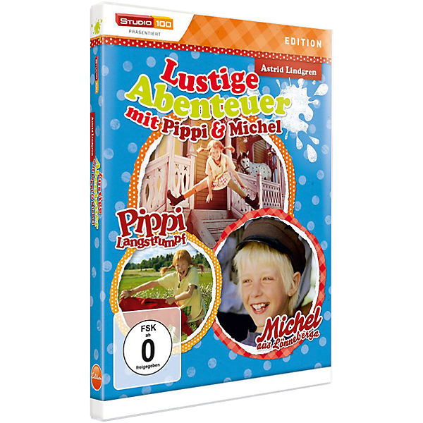 DVD Lustige Abenteuer mit Pippi und Michel