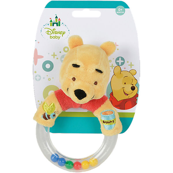 Disney Winnie Puuh Ring Rassel mit Plüsch