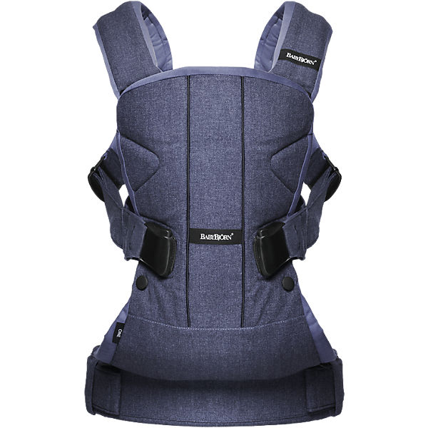 Babytrage One, Jeansblau/Blau, Cotton Mix