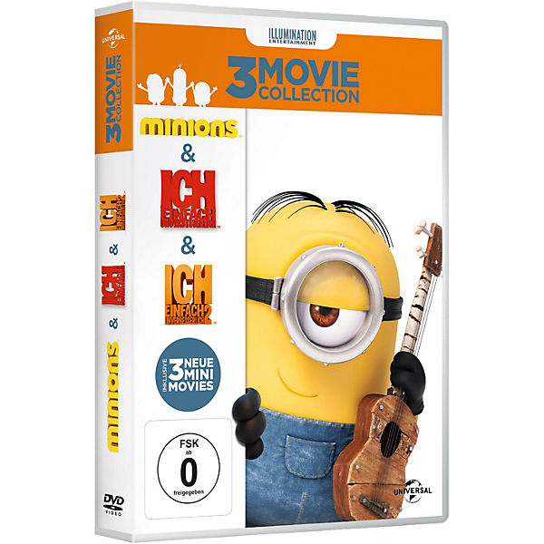 DVD Minions - Boxset (Ich - Einfach unverbesserlich 1&2 / Minions)