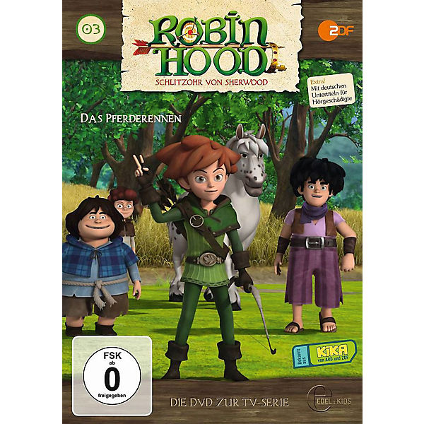 DVD Robin Hood- Flg.3 -Das Pferderennen - Schlitzohr v