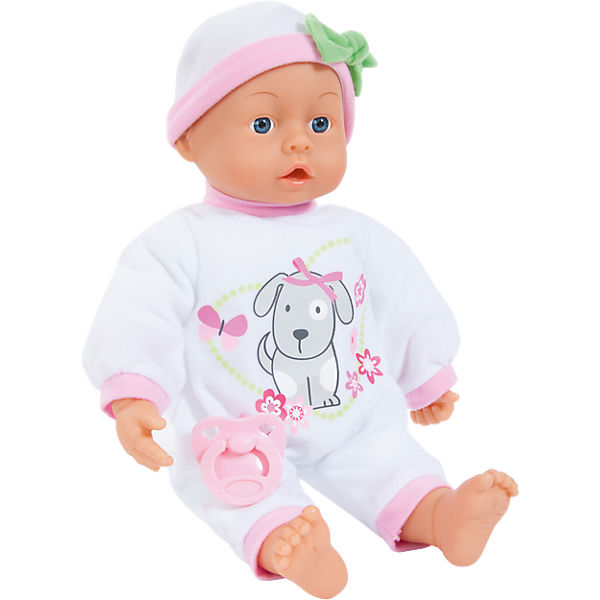 Babypuppe My First Baby 38 cm weiß mit 24 sounds
