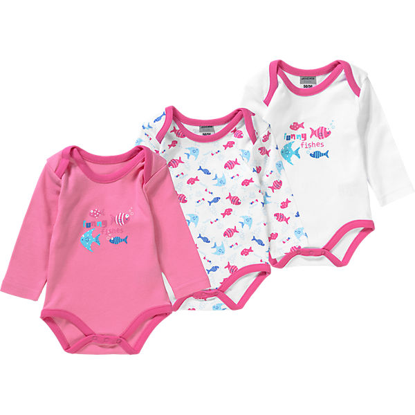 Baby Body 3er-Pack für Mädchen