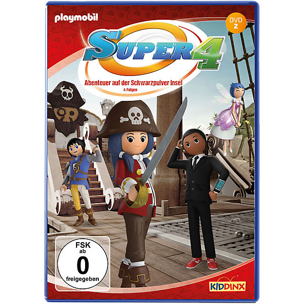 DVD Super4: Abenteuer auf der Schwarzpulver Insel