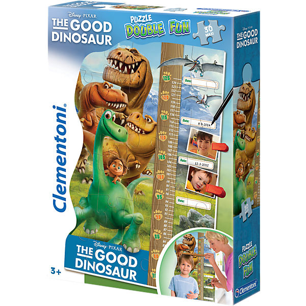 Double Fun Puzzle als Messlatte - 30 Teile - Disney Arlo & Spot