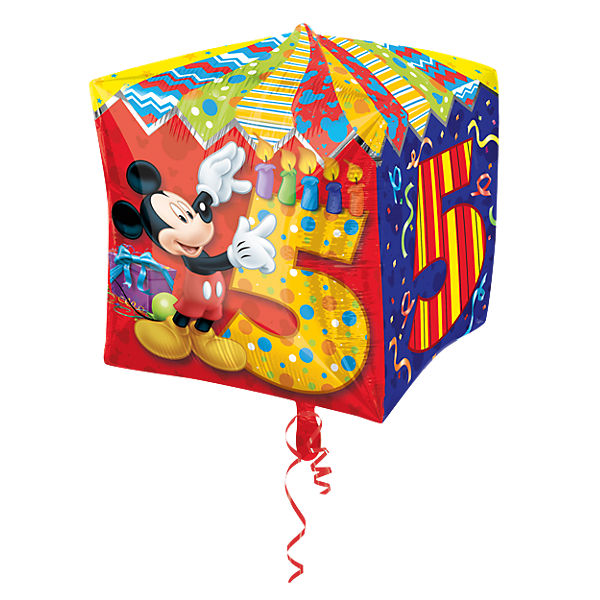 Folienballon Mickey Maus Zahl 5