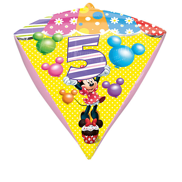 Folienballon Minnie Maus Zahl 5