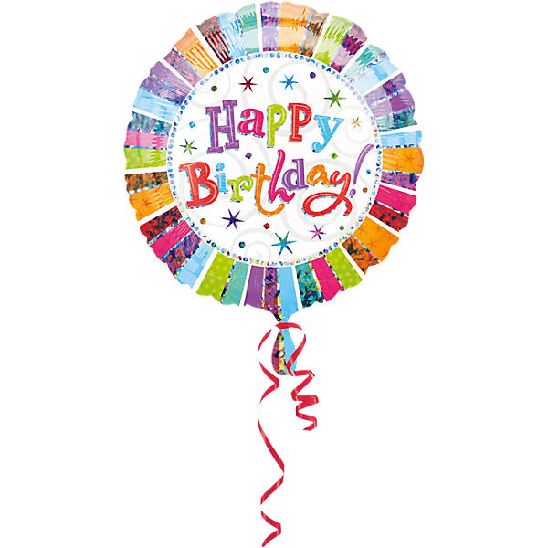 Folienballon Happy Birthday