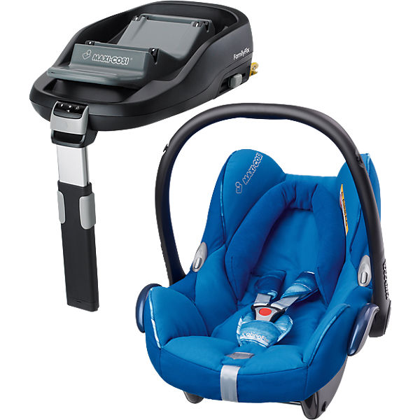 Babyschale Cabriofix, watercolur blue, inkl. FamilyFix