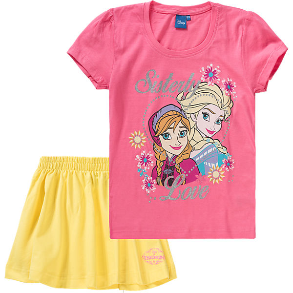 DISNEY DIE EISKÖNIGIN Set T-Shirt + Rock für Mädchen