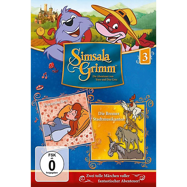DVD Simsalagrimm 03 - Dornröschen/Die Bremer Stadtmusik