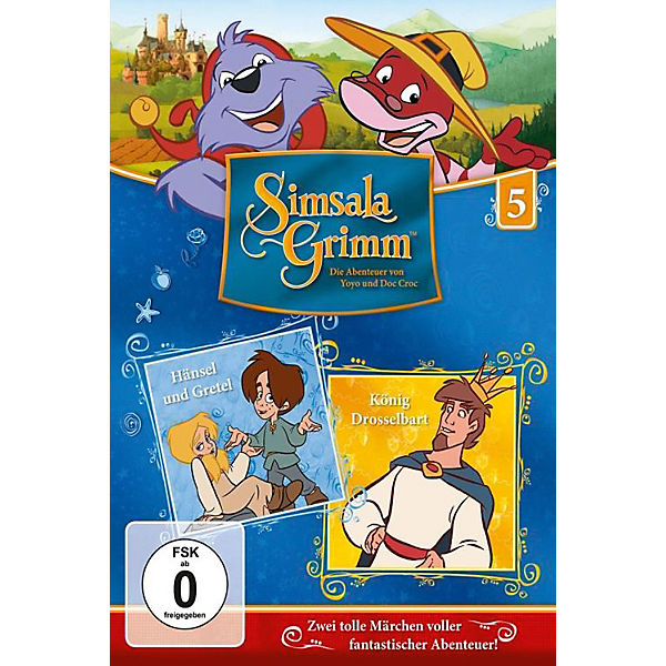 DVD Simsalagrimm 05 - Hänsel Und Gretel/König Drosselbart