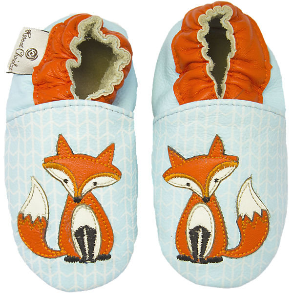 Krabbelschuhe für Jungen, Fuchs
