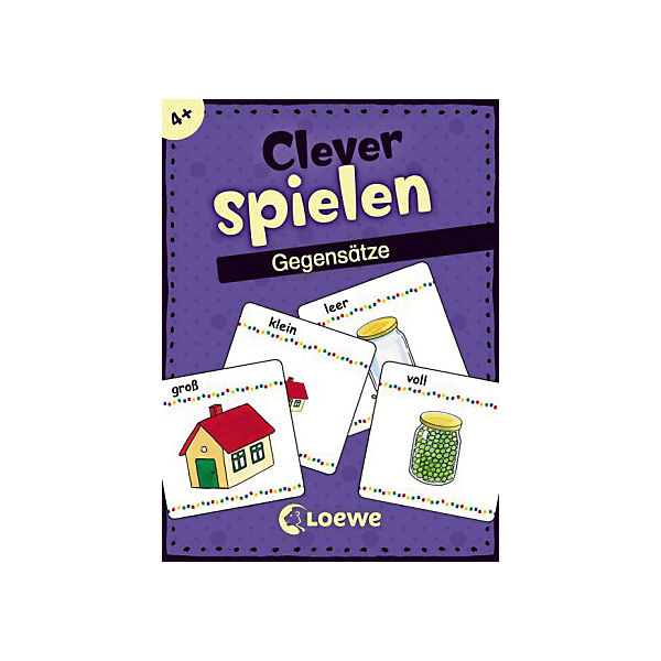 Clever spielen - Gegensätze (KartenLernSpiel)