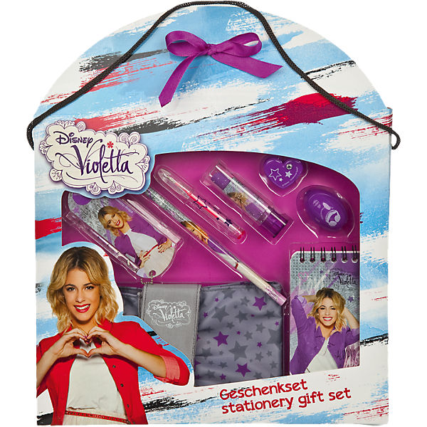 Schreibgeschenk-Set Violetta, 8-tlg.