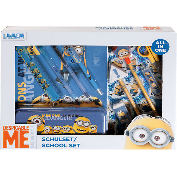 Schulset All-in One Minions, 14-tlg.
