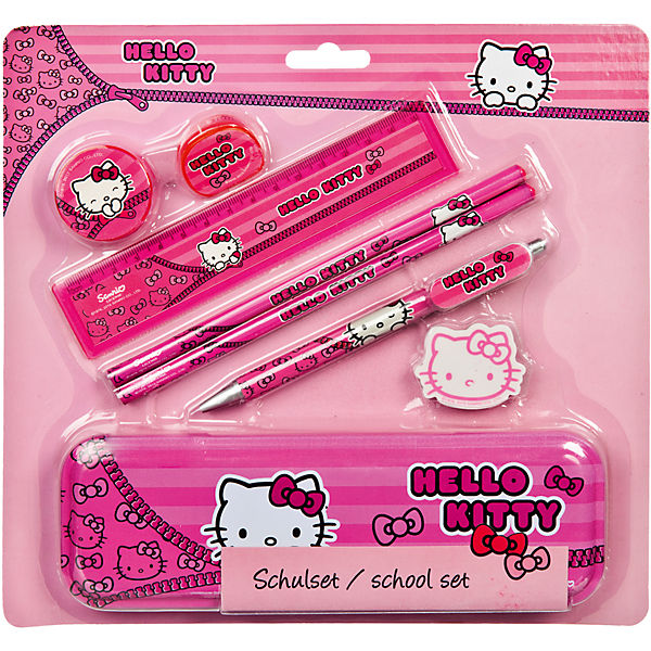 Schulset Hello Kitty, 8-tlg.