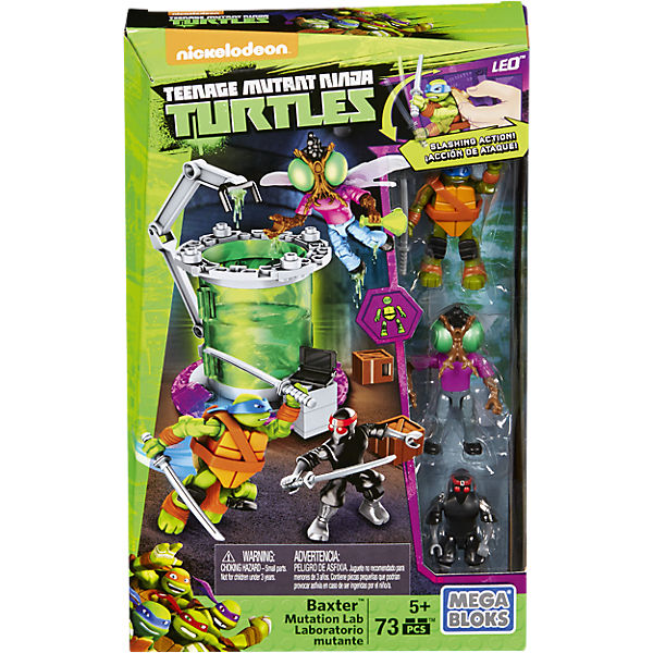 Mega Bloks Turtles - Spielset Baxter Mutationslabor