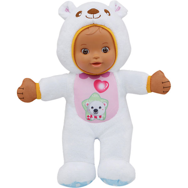 Babypuppe Little Love - Emma im Eisbärstrampler, 35 cm