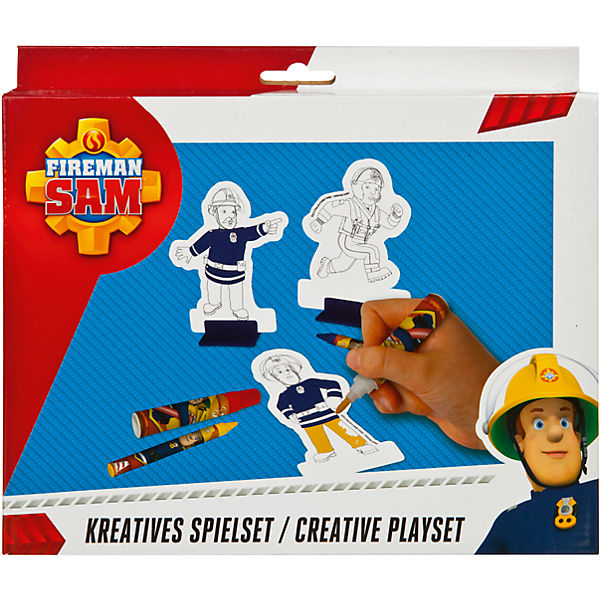 Kreativset Spielspaß mit Feuerwehrmann Sam, 34-tlg.