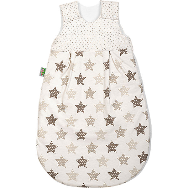 Schlafsack Basic Jersey, Sterne latte