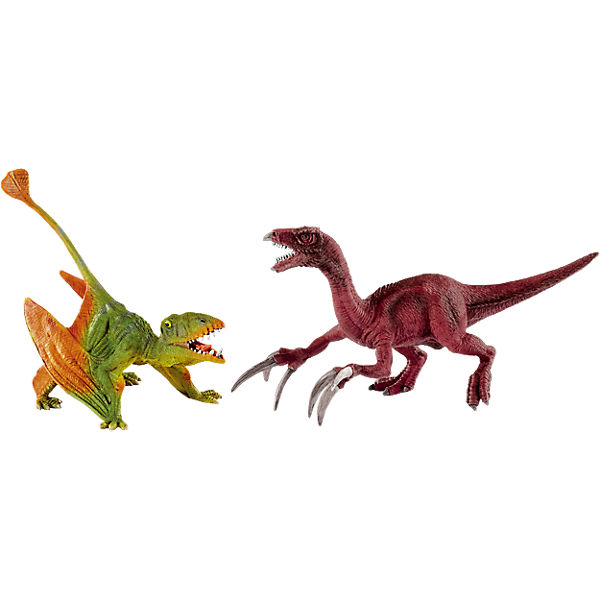 Schleich 41425 Dinosaurs: Dimorphodon und Therizinosaurus, klein