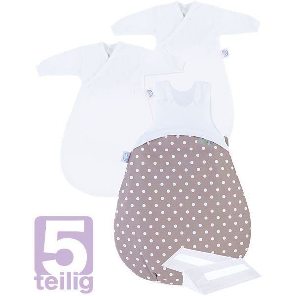Schlafsack MIO kleiner Punkt, taupe