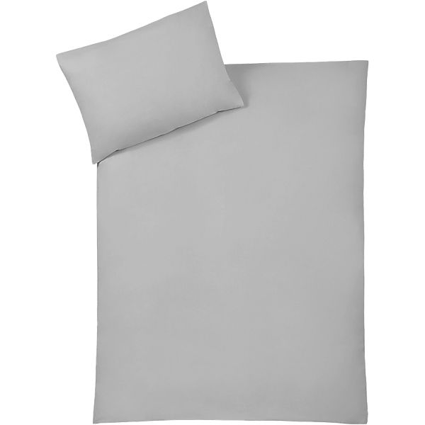 Kinderbettwäsche, silber, 100 x 135 cm