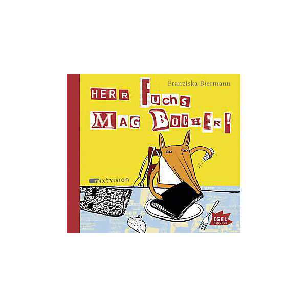 Herr Fuchs mag Bücher!, 1 Audio-CD