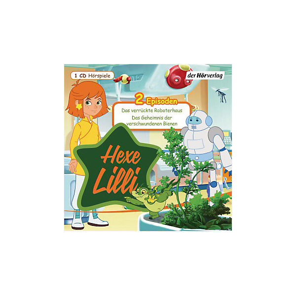 Hexe Lilli: Das verrückte Roboterhaus & Das Geheimnis der verschwundenen Bienen, 1 Audio-CD