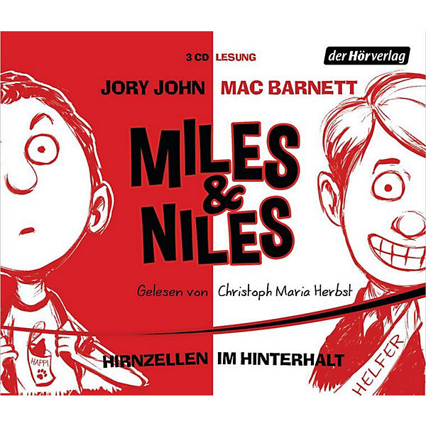 Miles & Niles - Hirnzellen im Hinterhalt, 3 Audio-CDs