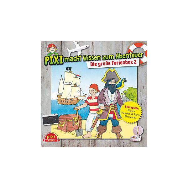 Pixi macht Wissen zum Abenteuer: Die große Ferienbox, 3 Audio-CDs