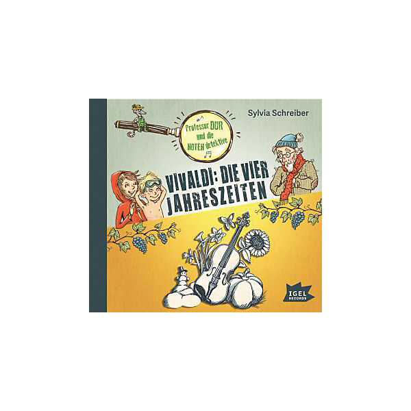 Professor Dur und die Notendetektive - Vivaldi: Die vier Jahreszeiten, Audio-CD