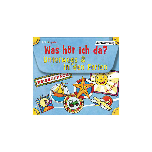Was hör ich da? Unterwegs und in den Ferien, 4 Audio-CDs