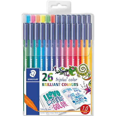 Filzstifte triplus color Sonderedition"Johanna Basford", 26 Farben