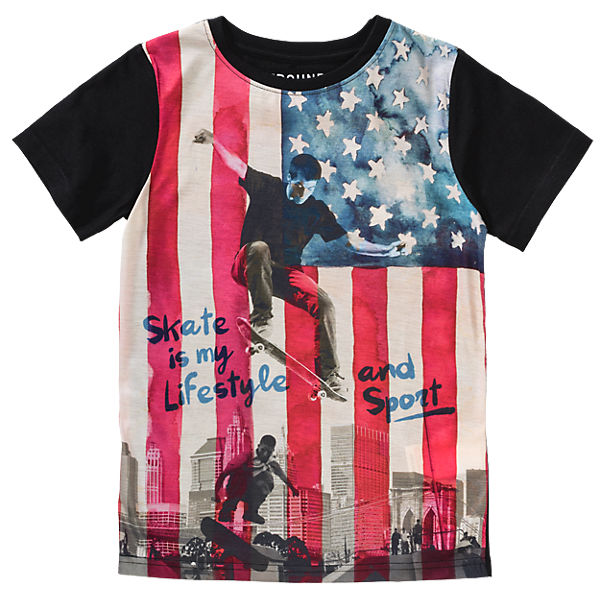 T-Shirt für Jungen mit USA-Flagge