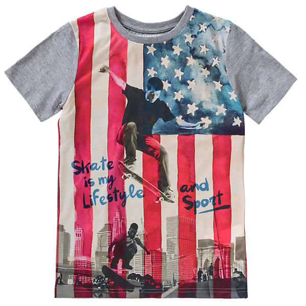 T-Shirt für Jungen mit USA-Flagge