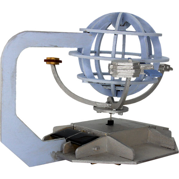 Solar-Holzbausatz Satellit