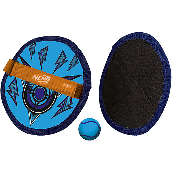 NERF Neopren Fangball Set, 2 Fänger + 1 Tennisball