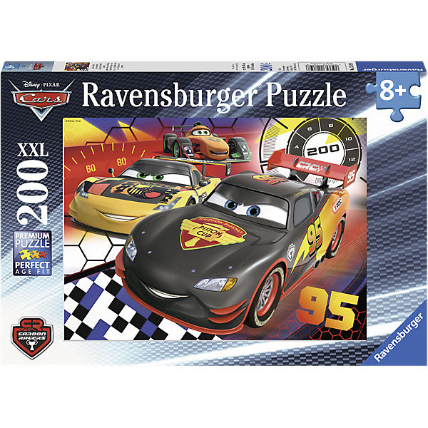 Puzzle Disney Cars Auf der Rennstrecke 200 Teile