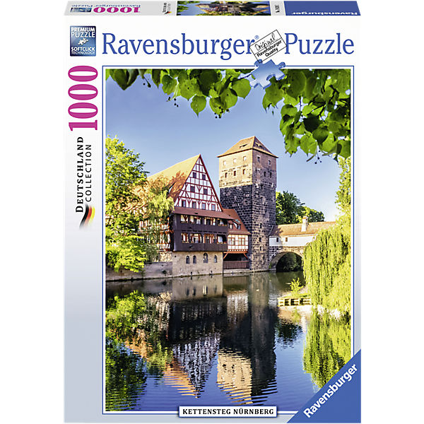 Puzzle Kettensteg Nürnberg 1000 Teile