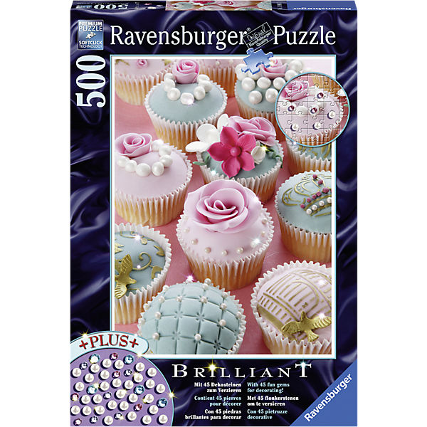 Puzzle Perlencupcakes Brillant 500 Teile
