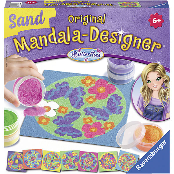 Mandala-Designer Sand Butterflies