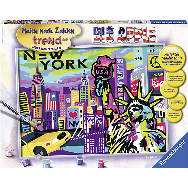 Malen nach Zahlen Big Apple