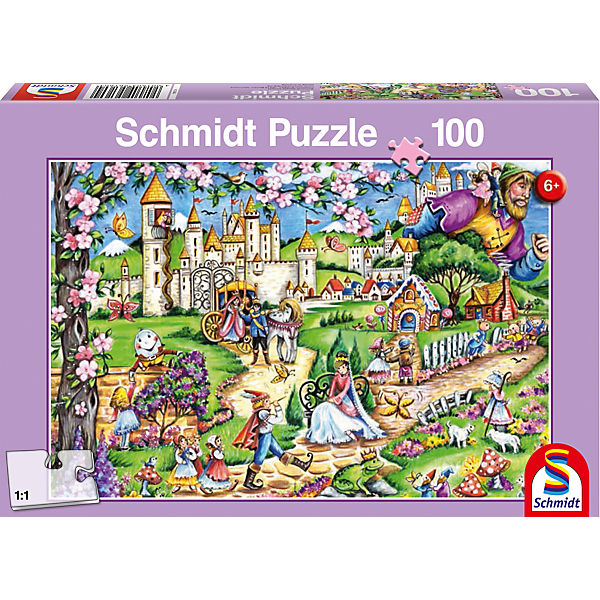 Puzzle Märchenwelt, 100 Teile