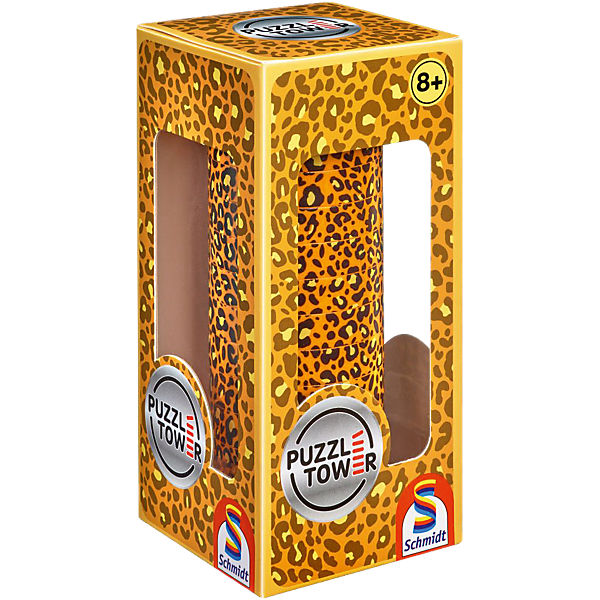 Puzzle Tower, Tierisch gemustert - 10 Teile