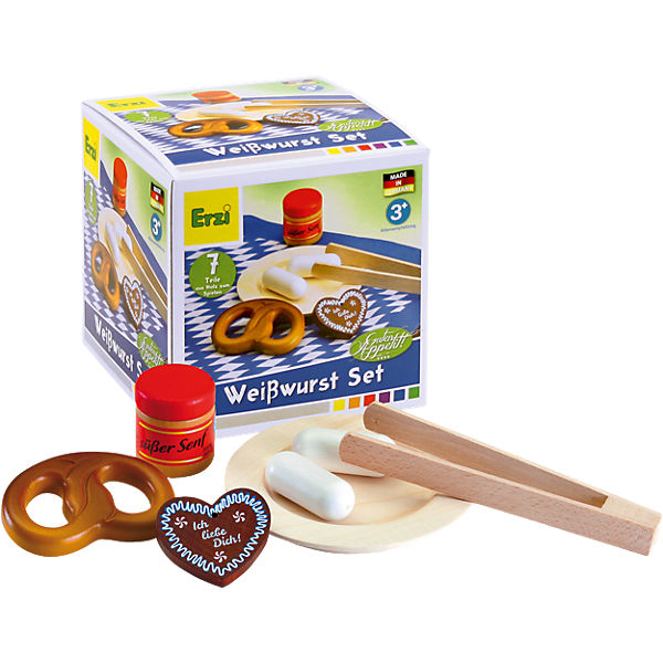 Spiellebensmittel Sortierung Weißwurst