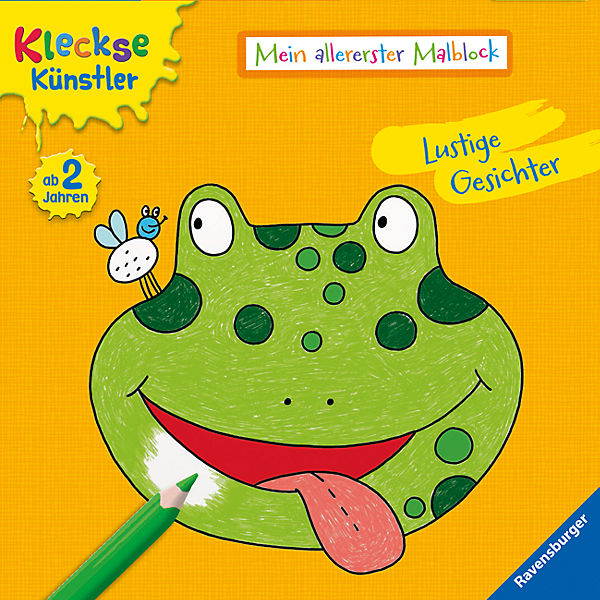 Mein allererster Malblock: Lustige Gesichter