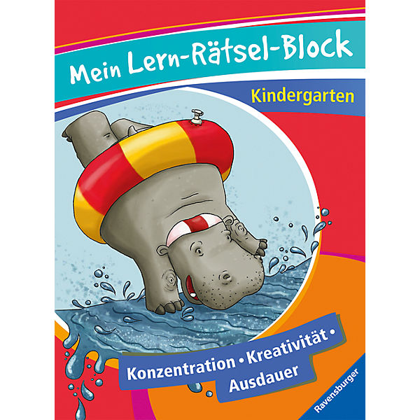 Mein Lern-Rätsel-Block Kindergarten