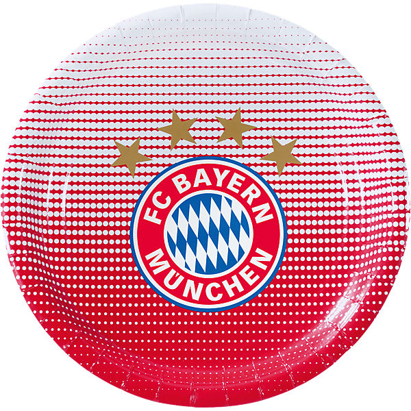 Partyteller FC Bayern München, 10er Set
